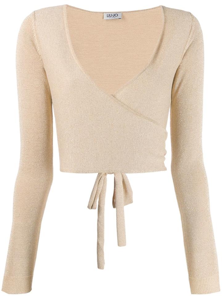 Liu Jo Wrap Cardigan - Gold