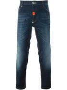 Philipp Plein Comfort Slim Fit Jeans, Men's, Size: 33, Blue, Cotton/spandex/elastane
