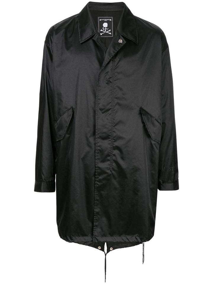 Mastermind World Fishtail Parka Coat - Black