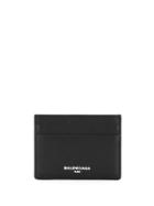 Balenciaga Logo Print Cardholder - Black
