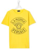 Young Versace Teen Medusa T-shirt - Yellow