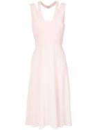 Tufi Duek Cut Out A-line Dress - Pink & Purple