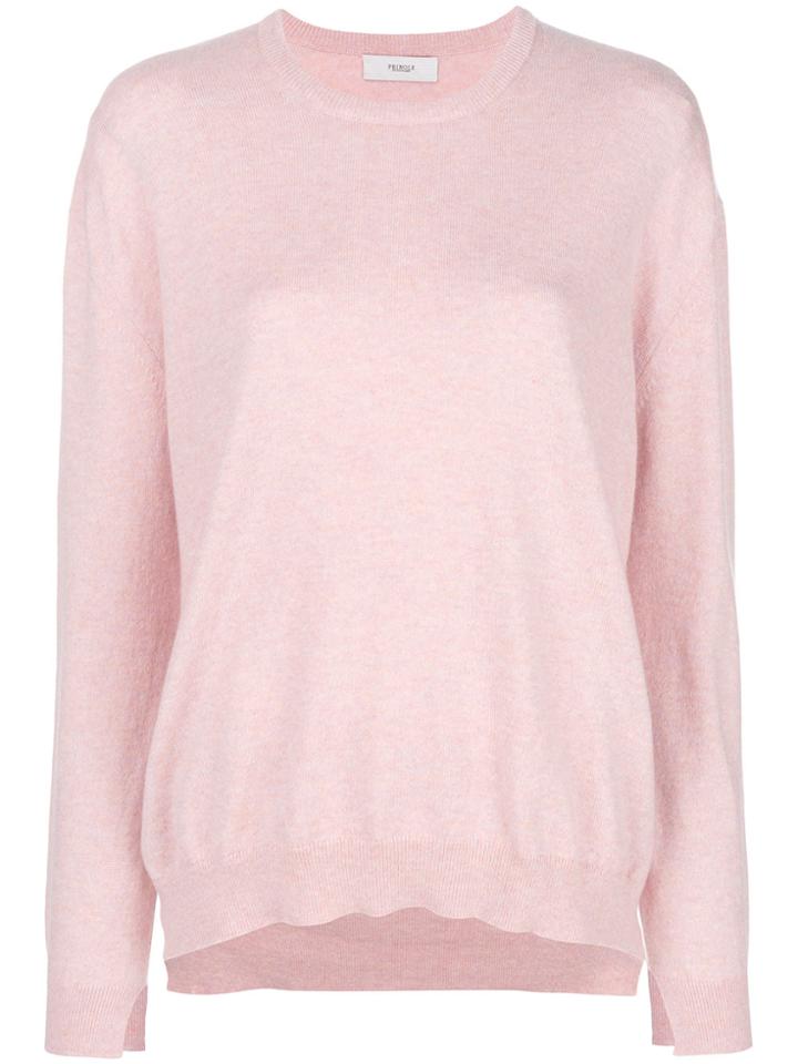 Pringle Of Scotland Classic Long-sleeve Sweater - Pink & Purple