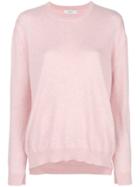 Pringle Of Scotland Classic Long-sleeve Sweater - Pink & Purple