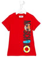Moschino Kids Logo Print T-shirt, Boy's, Size: 12 Yrs, Red