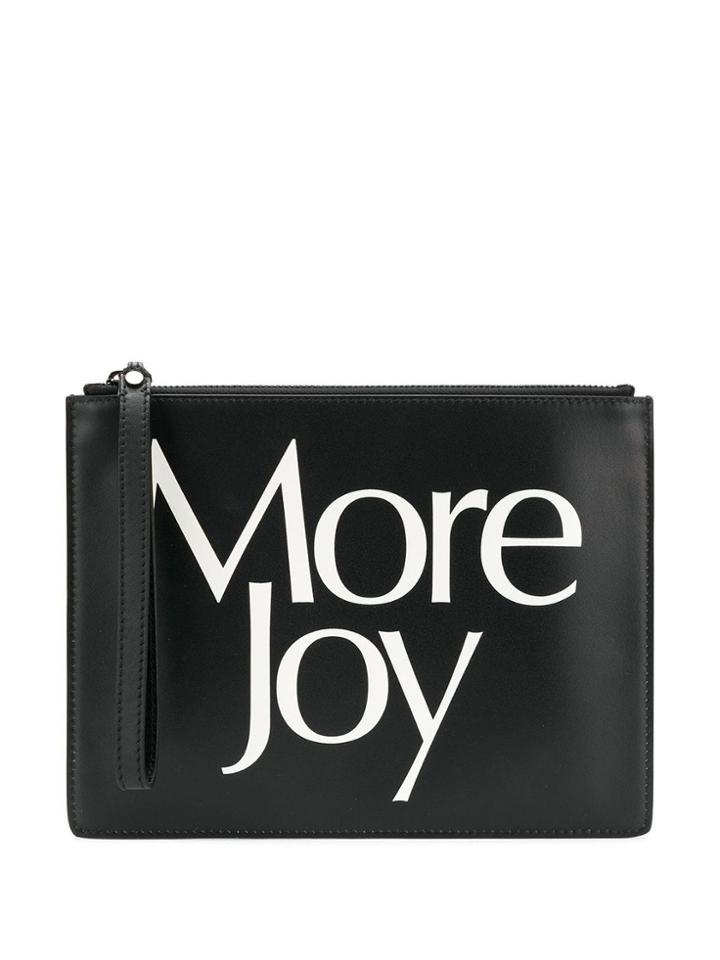 Christopher Kane More Joy Clutch - Black