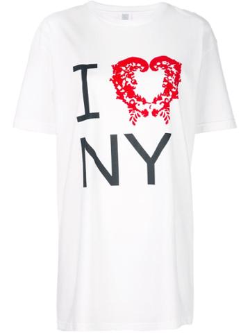 Rosie Assoulin I Love Ny Print T-shirt - White
