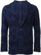 The Gigi Textured Blazer, Men's, Size: 48, Blue, Cotton/cupro