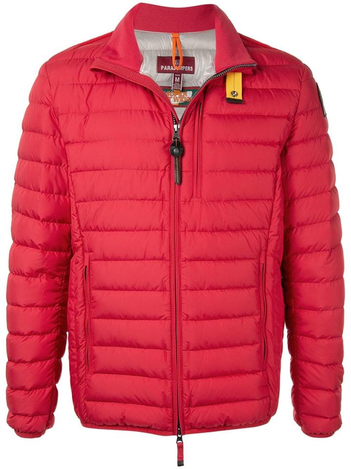 Parajumpers Quilted High-neck Jacket - Red
