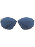 Dior Eyewear Oversized Round Sunglasses - Metallic