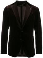 Tagliatore Montecarlo Velvet Jacket - Brown