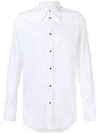 Dsquared2 Contrast Button Shirt - White