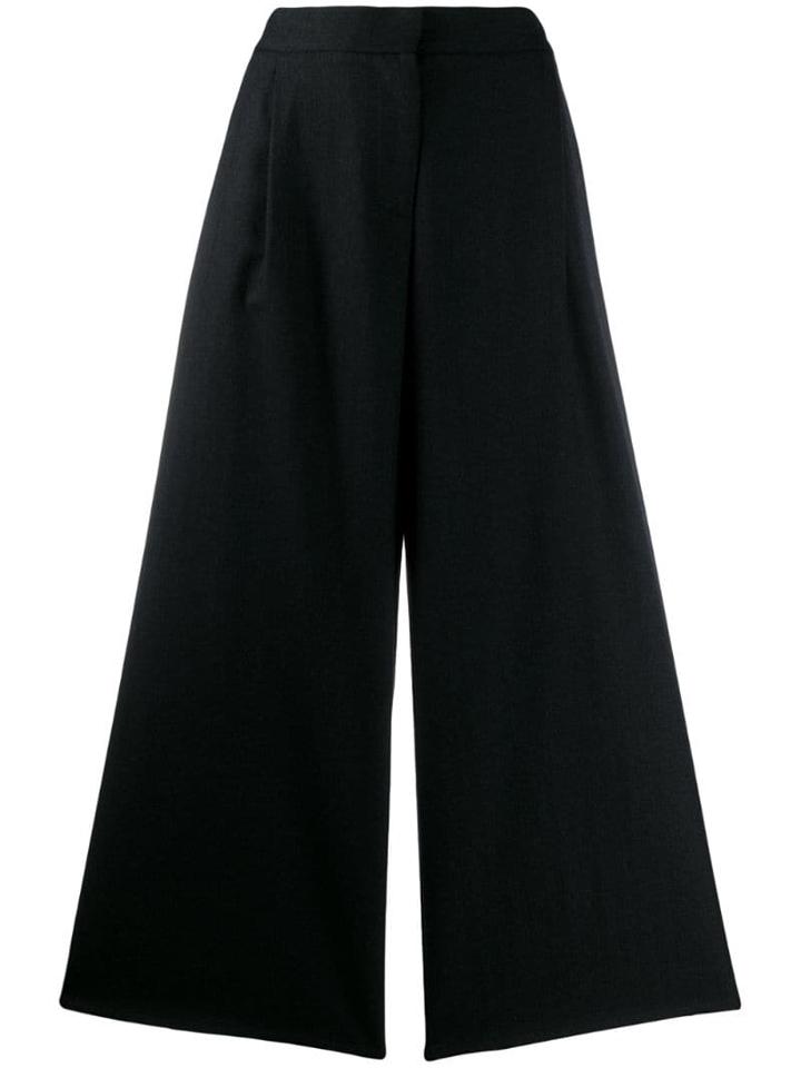 Dusan Wide-leg Trousers - Grey