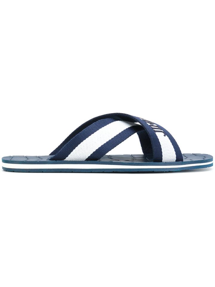 Jimmy Choo Branded Flip Flops - Blue