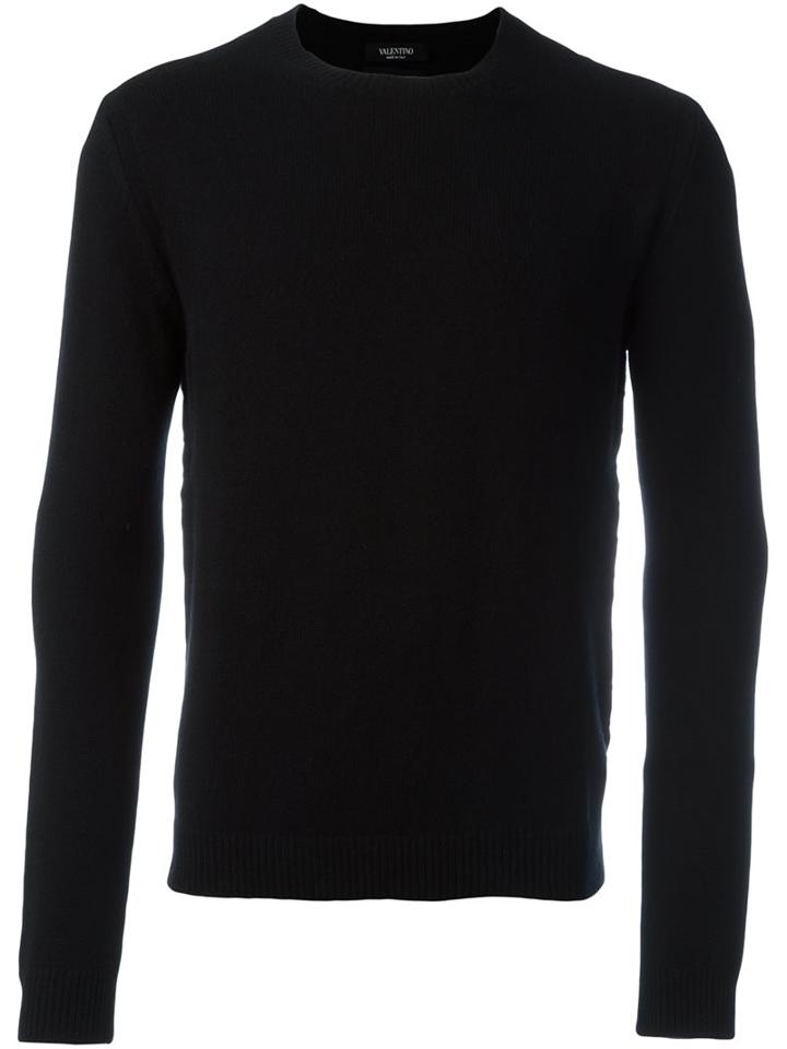 Valentino 'rockstud' Jumper, Men's, Size: Xl, Black, Cashmere