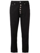 Dondup Button Detailed Trousers - Black