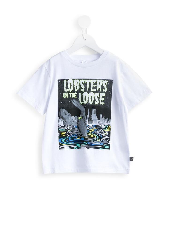 Stella Mccartney Kids 'arlo' Lobster Print T-shirt