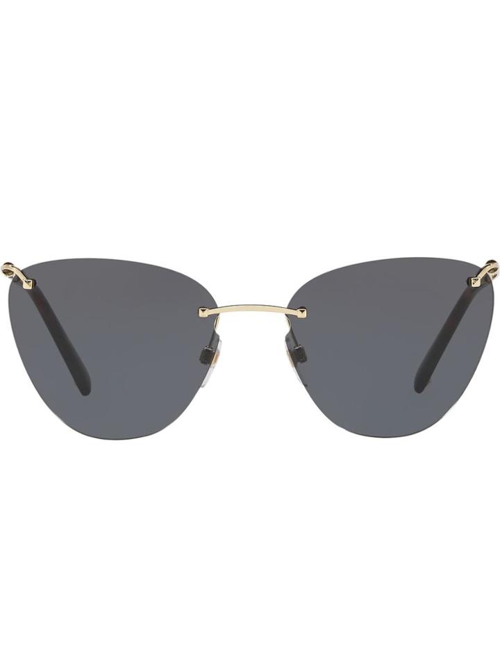 Valentino Eyewear Valentino Garavani Cat Eye Sunglasses - Gold