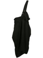 Y's One Suspender Midi Skirt - Black