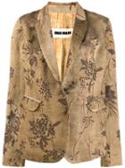 Uma Wang Floral Blazer - Neutrals