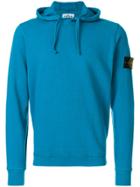 Stone Island Drawstring Hoodie - Blue