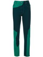 Eckhaus Latta Patchwork Jeans - Green