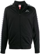 Kappa Logo Lined Zipped Jacket - Black