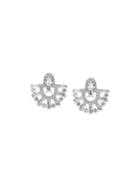 V By Laura Vann Runa Fan Earrings - Metallic