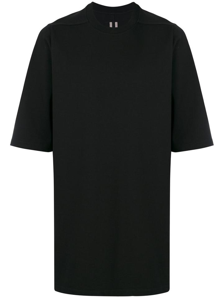 Rick Owens - Oversized T-shirt - Men - Cotton - L, Black, Cotton