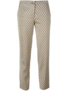 Etro Floral Print Trousers, Women's, Size: 40, Nude/neutrals, Viscose/polyamide/spandex/elastane/cotton