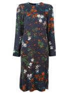Cédric Charlier Floral Print Dress, Women's, Size: 40, Rayon