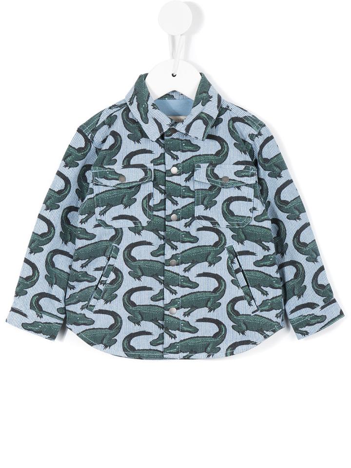 Stella Mccartney Kids - Melvil Shirt - Kids - Cotton - 9 Mth, Blue