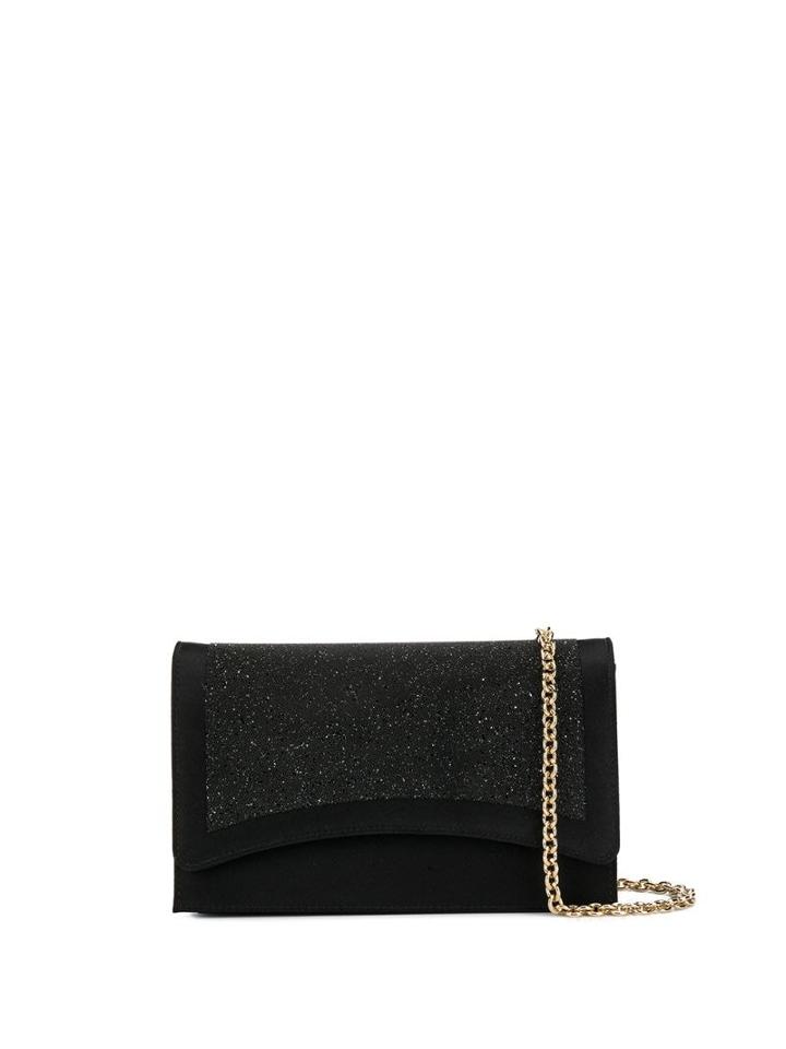 Emilio Pucci Beaded Satin Mini Bag - Black