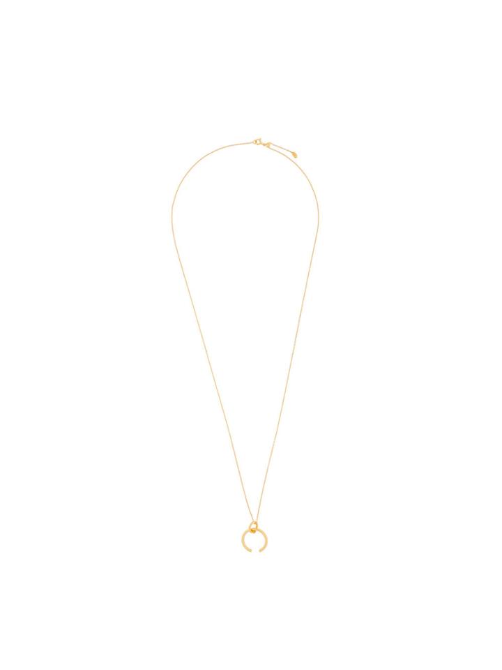 Maria Black Orion Hoop Necklace - Metallic