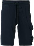 Cp Company Cargo Pocket Track Shorts - Blue