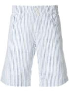 Jacob Cohen Casual Striped Shorts - White
