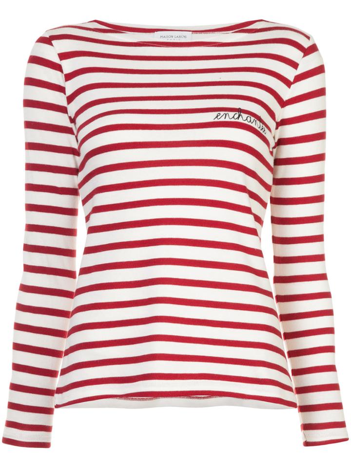 Maison Labiche Enchantée Striped T-shirt - Red