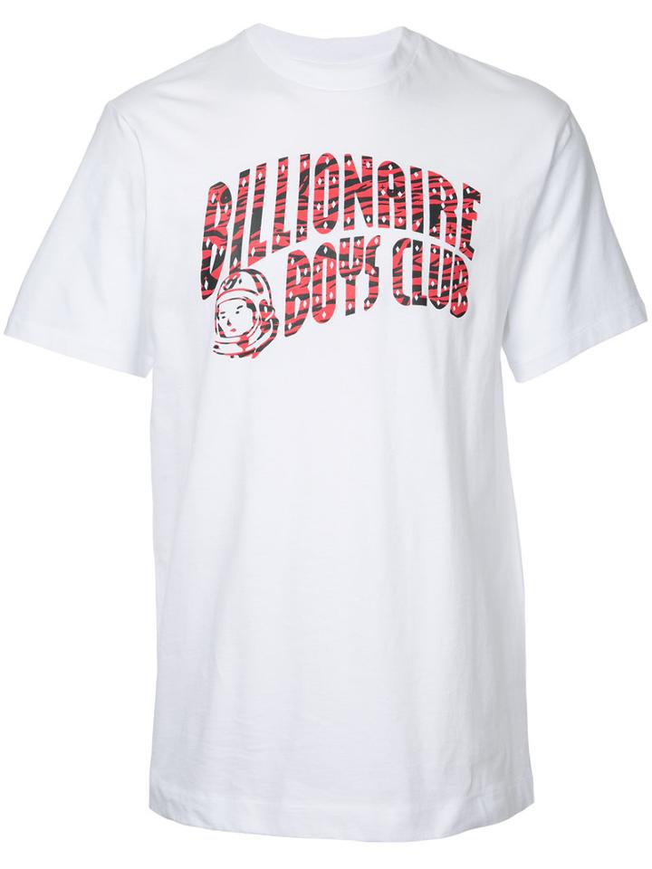 Billionaire Boys Club Zebra Camp Arch Logo T-shirt, Men's, Size: Large, White, Cotton