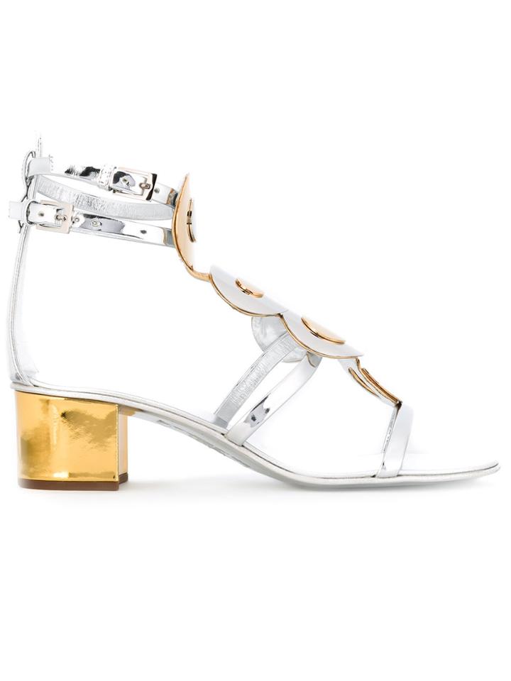 Giuseppe Zanotti Design Medallion Sandals - Metallic