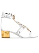 Giuseppe Zanotti Design Medallion Sandals - Metallic