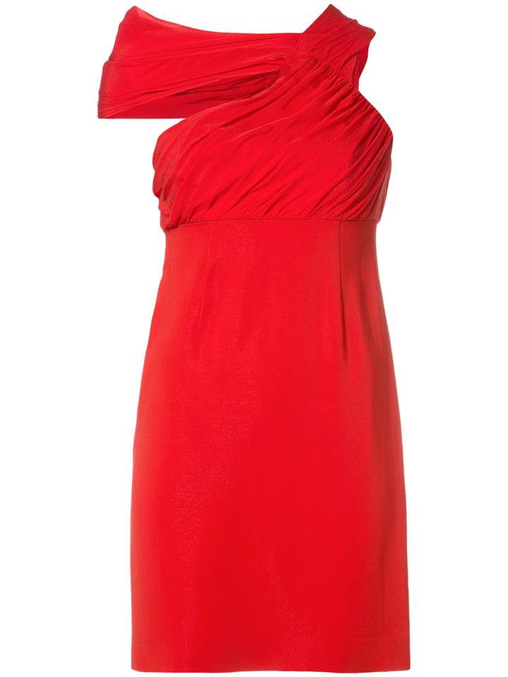Rachel Zoe Cut Out Detail Dress, Women's, Size: 8, Red, Polyester/viscose/silk/spandex/elastane