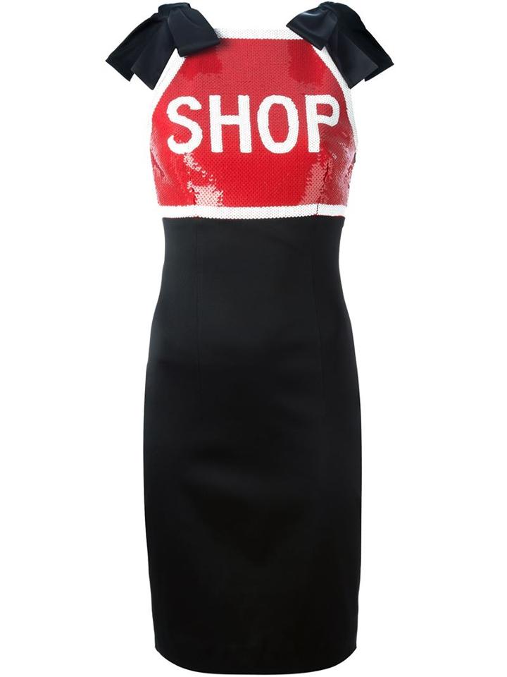 Moschino Shop Sequined Cocktail Dress