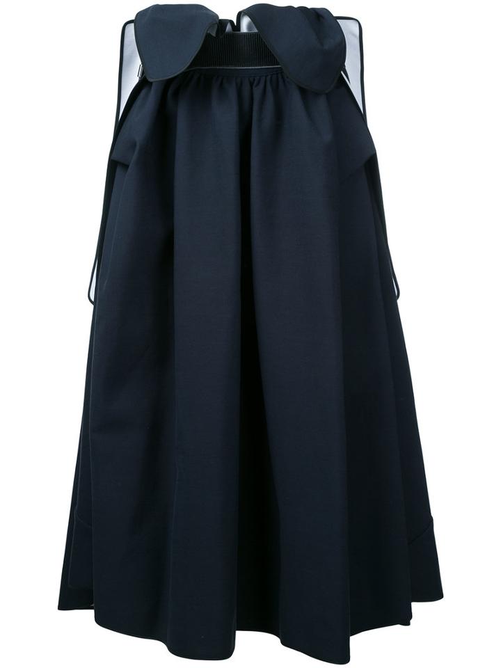 Maticevski - Pleated Midi Skirt - Women - Lyocell - 8, Blue, Lyocell