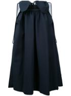 Maticevski - Pleated Midi Skirt - Women - Lyocell - 8, Blue, Lyocell