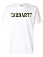 Carhartt Camouflage Logo Print T-shirt - White