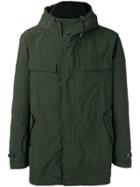 Aspesi Flap Pockets Hooded Jacket - Green