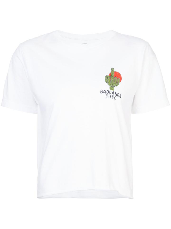 Local Authority Slim-fit Cropped T-shirt - Black