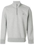 Polo Ralph Lauren Zipped Neck Sweatshirt - Grey