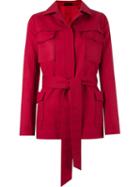 Giuliana Romanno Lace Up Buttoned Coat