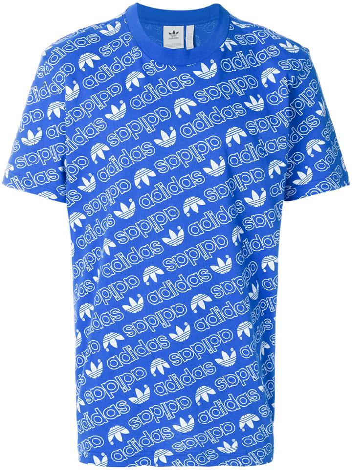 Adidas Originals Adidas Originals Monogram T-shirt - Blue